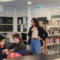 Mathilde Monperrus présente ses travaux de recherches sur les eaux littorales