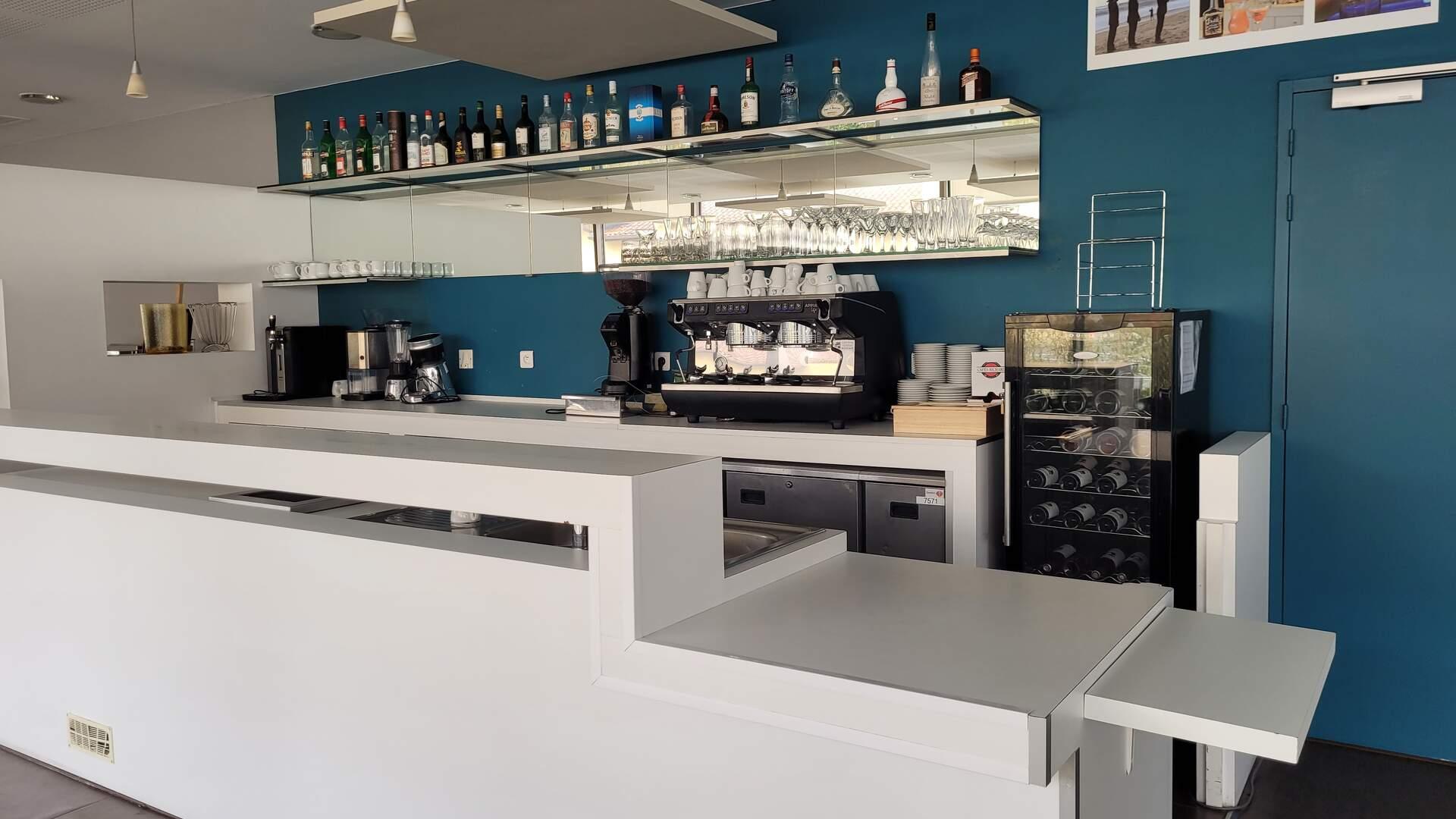 Bar du restaurant d'application