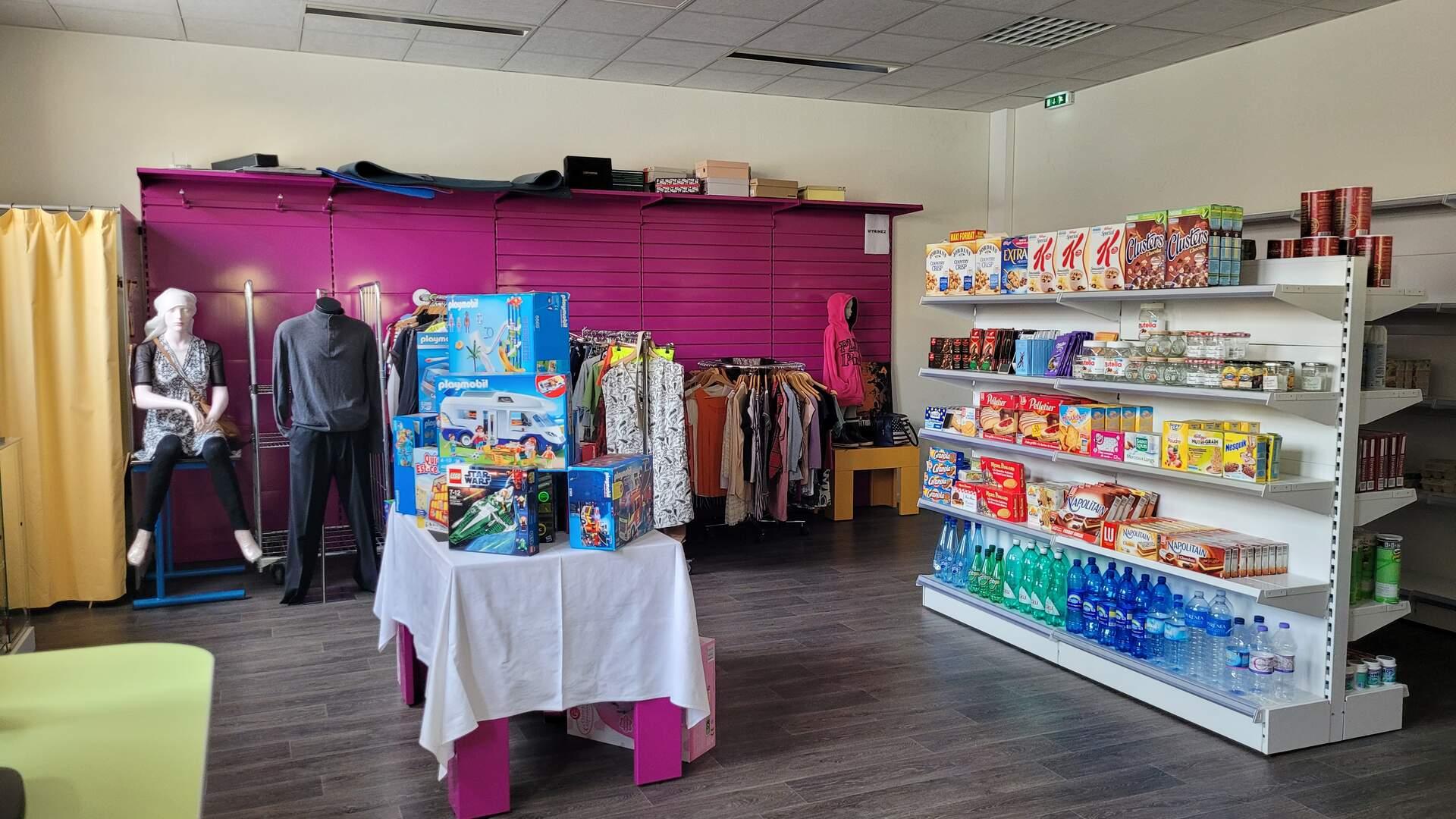 Magasin d'application pour travailler la mise en valeur de l'espace commercial